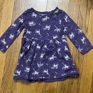 Jumping Beans Violet Unicorn Dress
